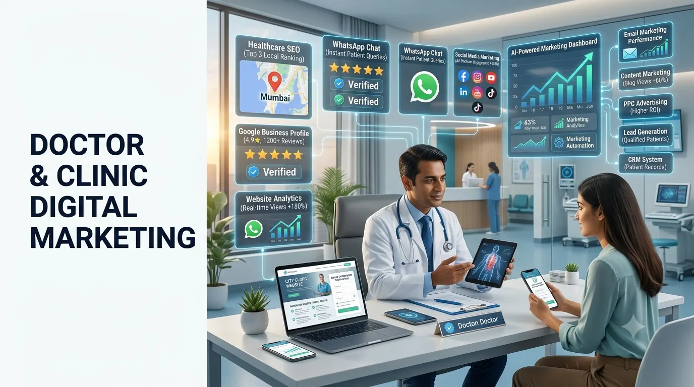 Doctor and Clinic Digital Marketing: Proven Strategies to Build Trust and Attract More Patients